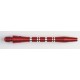 Anodised Aluminium Re-Grooved Tipo A Pequeno Vermelho