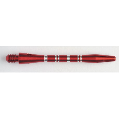 Anodised Aluminium Re-Grooved Tipo A Pequeno Vermelho